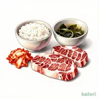 ハラミ＆上ロースセット (肉並 S)