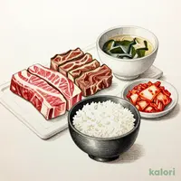 和牛カルビ＆ハラミ＆大判牛タンセット