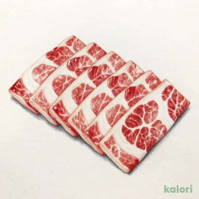 うす切りカルビ (Half)