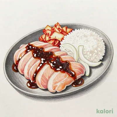 鶏味噌焼肉セット (肉中 M)