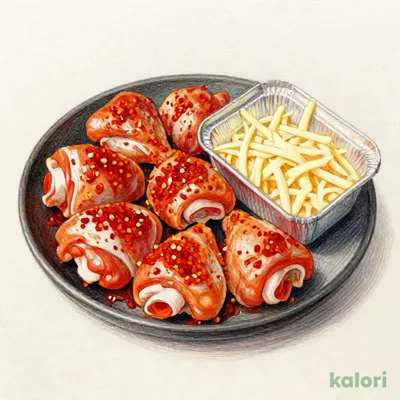 辛カラ鶏ももチーズフォンデュ