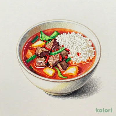 カルビクッパ（ハーフ）