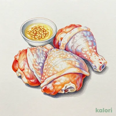 国産鶏もも（焦がしガーリック付き）