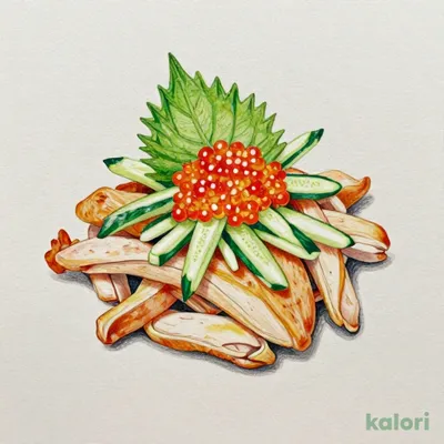 明太マヨの蒸し鶏きゅうり