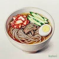特製冷麺(ハーフ)