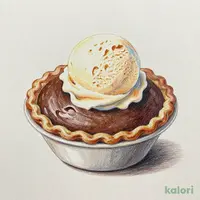生チョコパイとバニラアイス
