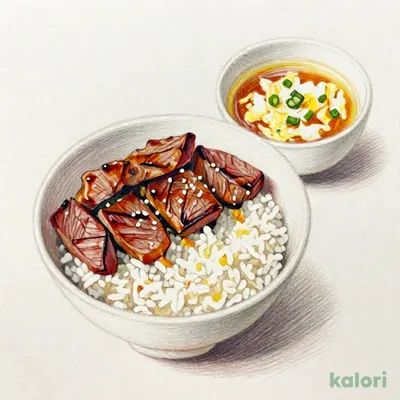 【スープセット(小)】お好きな丼と野菜玉子スープ