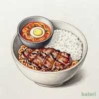 【ラーメンセット(小)】 お好きな丼とユッケジャンラーメン
