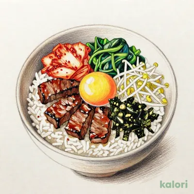 とろ玉ビビンバカルビ丼