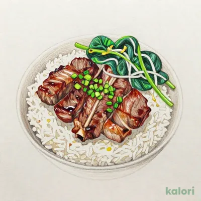 ねぎ塩【二種盛り】カルビとハラミ丼