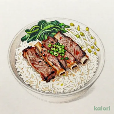 ねぎ塩厚切り上カルビ丼
