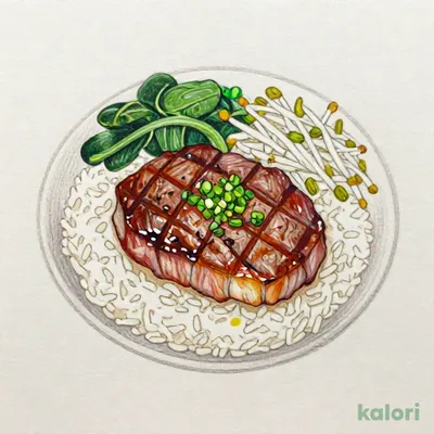 ねぎ塩熟成ハラミ丼