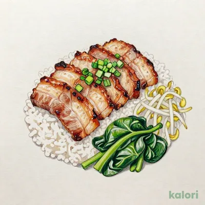 ねぎ塩豚カルビ丼