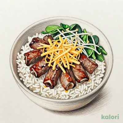 チーズ【二種盛り】カルビとハラミ丼
