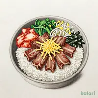 チーズビビンバカルビ丼