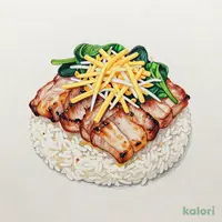 チーズ豚カルビ丼