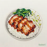 豚カルビ丼