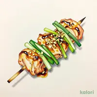 Negi Ban-Ban (Green Onion Yakitori)