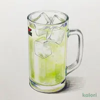 青リンゴサワー