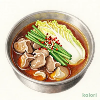 九州味噌出汁仕立ての博多名物もつ鍋