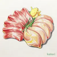 冷製地どりと馬刺しの合い盛り
