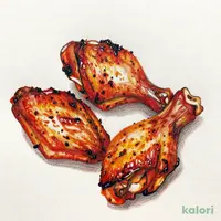 地どり手羽元のジャークチキン3本