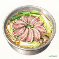 鴨脂の出汁で味わう合鴨の旨味鍋