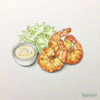 お子様エビフライ
