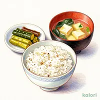 ごはんセット(ごはん・お漬物・お味噌汁)
