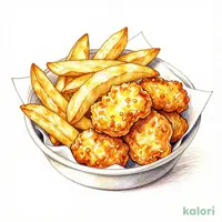 French Fries and Chicken Nuggets