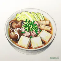 博多名物 自慢のもつ鍋（九州味噌出汁）