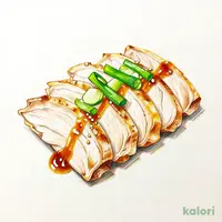地どりささみ生ハムのぶつ刺し