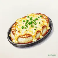 Iron-Grilled Daikon Radish Steak with Cheese Sauce