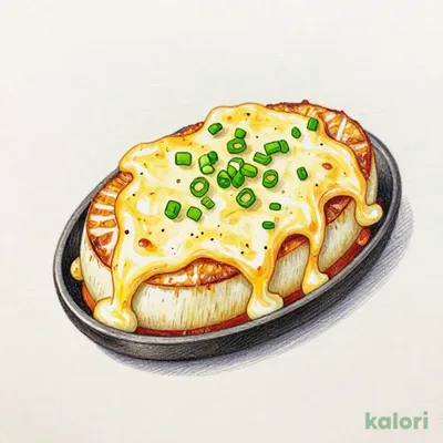 Iron-Grilled Daikon Radish Steak with Cheese Sauce