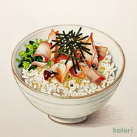 漬け鰹とからし高菜のちらし飯