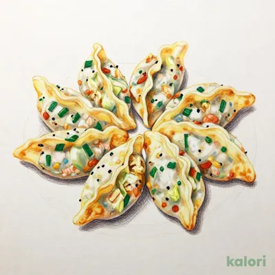 羽根付き餃子