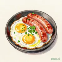 鉄板！雲仙高原ソーセージエッグ