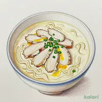 Chicken Paitan Ramen with Chicken Oil