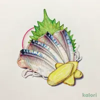 Kibinago (Silver-Stripe Round Herring) Sashimi