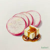 麦味噌漬け大根と西京漬けクリームチーズ