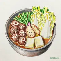 博多名物　自慢のもつ鍋（九州味噌出汁）