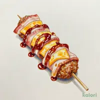 肉巻き地どりつくね串 1本(チェダーチーズ)