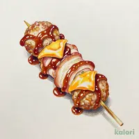 肉巻き地どりつくね串 １本（チェダーチーズ）