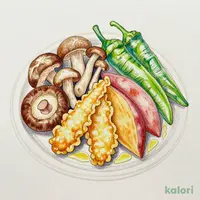 茸と季節野菜の天ぷら