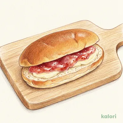 コッペパン（ジャム＆マーガリン）