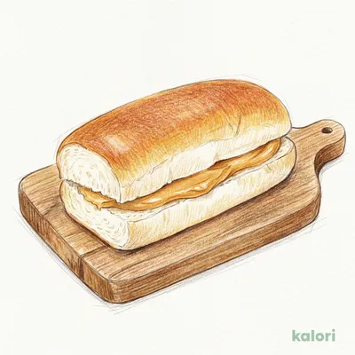 コッペパン（ピーナッツクリーム）