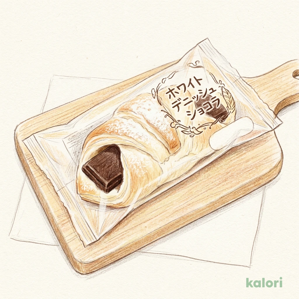 ホワイトデニッシュショコラ 396kcal｜カロリー・栄養成分 | 山崎製パン