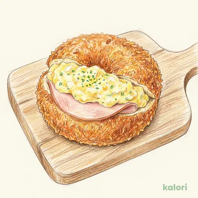 Large Ham & Egg