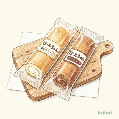 Roll-chan (Whipped Cream & Chocolate Cream)