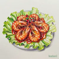 大粒海老チリ 1食入